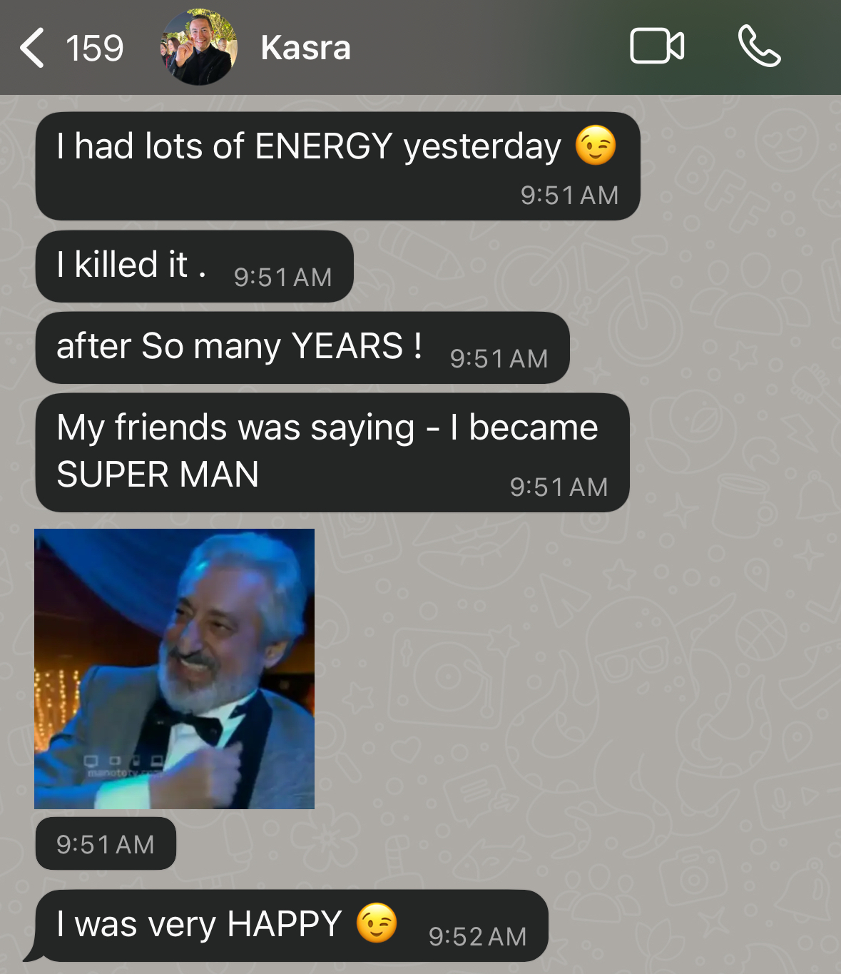 Kasra Testimonial