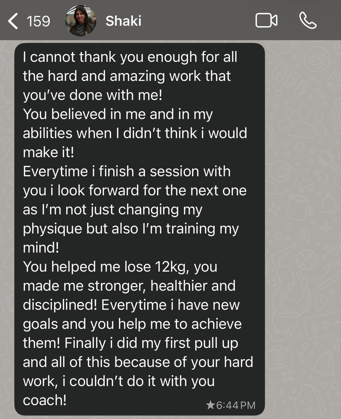 Ichrak testimonial
