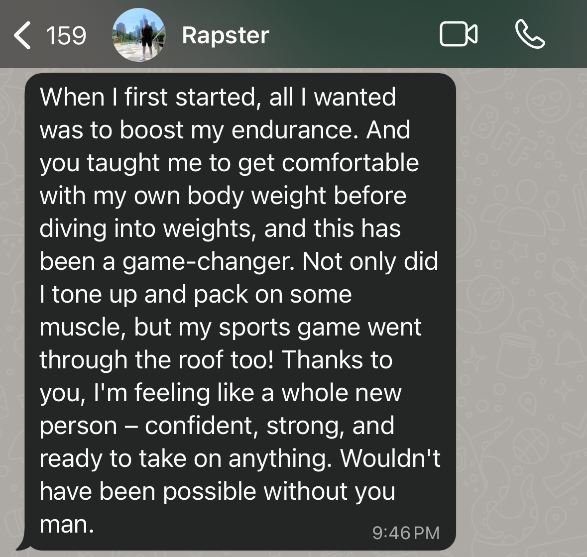 Elham testimonial